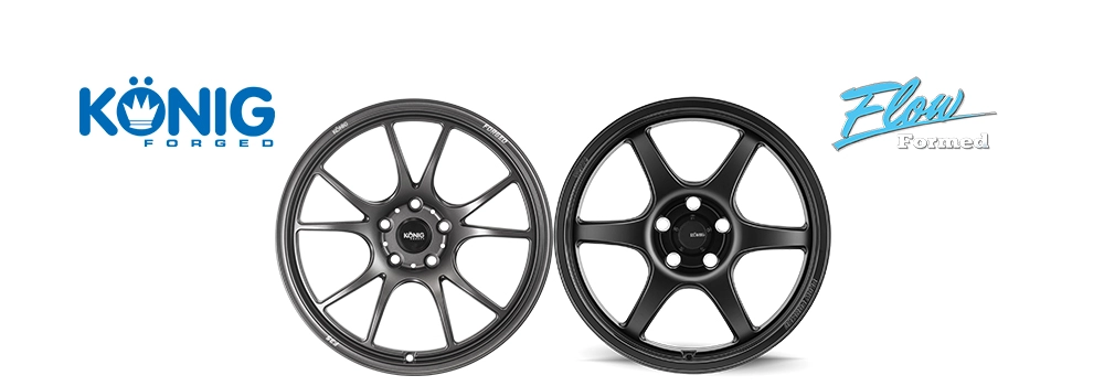 Flow Forge Types Forged vs. Flow Formed - Konig Wheels